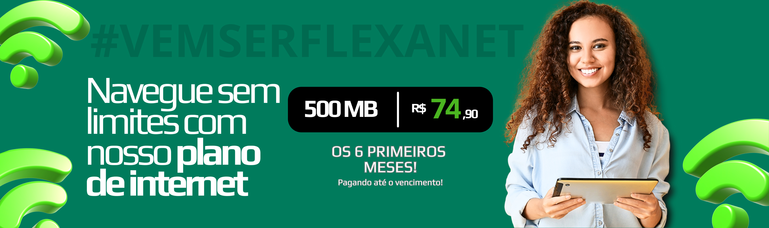 Plano de 500mbps por